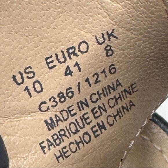 POUR LA VICTOIRE ANTHRO / Hazel black braided ankle strap heeled sandals / 10 - Picture 9 of 11